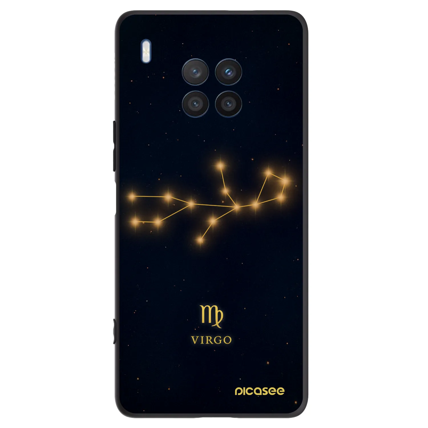 Picasee Honor 50 Lite Hülle - Schwarzes Silikon - VIRGO