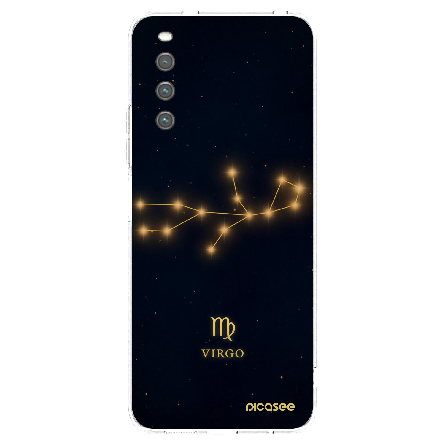Picasee Sony Xperia 10 IV 5G Hülle - Transparentes Silikon - VIRGO
