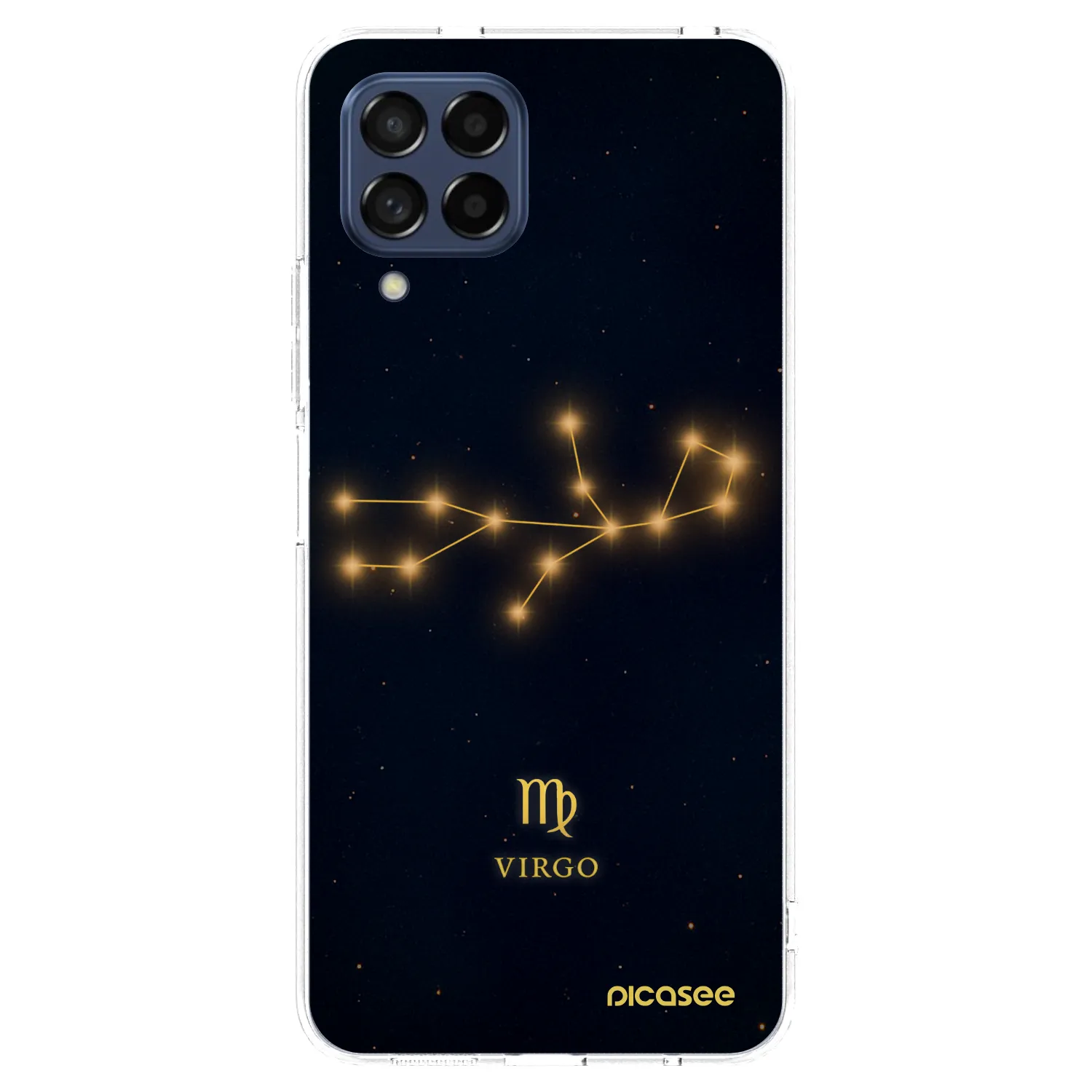 Picasee Samsung Galaxy M53 5G Hülle - Transparentes Silikon - VIRGO