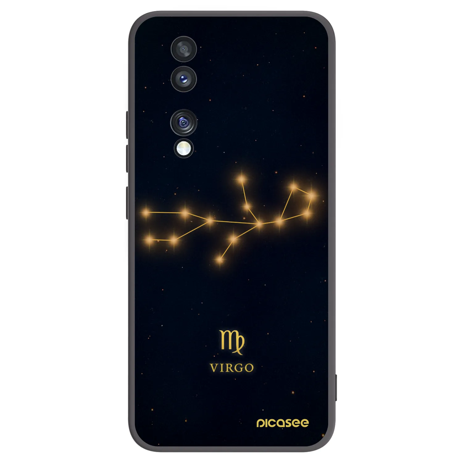 Picasee Honor 70 Hülle - Schwarzes Silikon - VIRGO