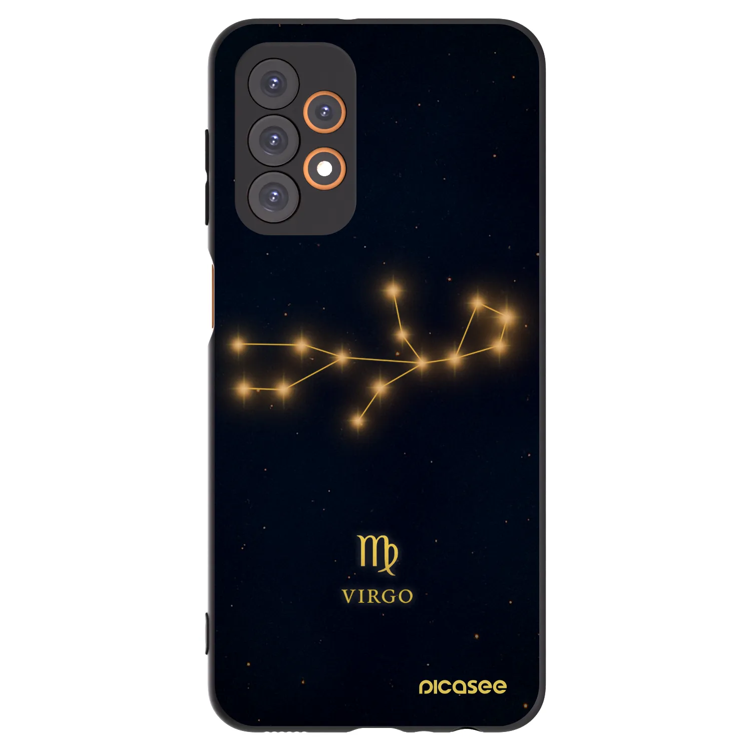 Picasee Samsung Galaxy A23 A236B 5G Hülle - Schwarzes Silikon - VIRGO