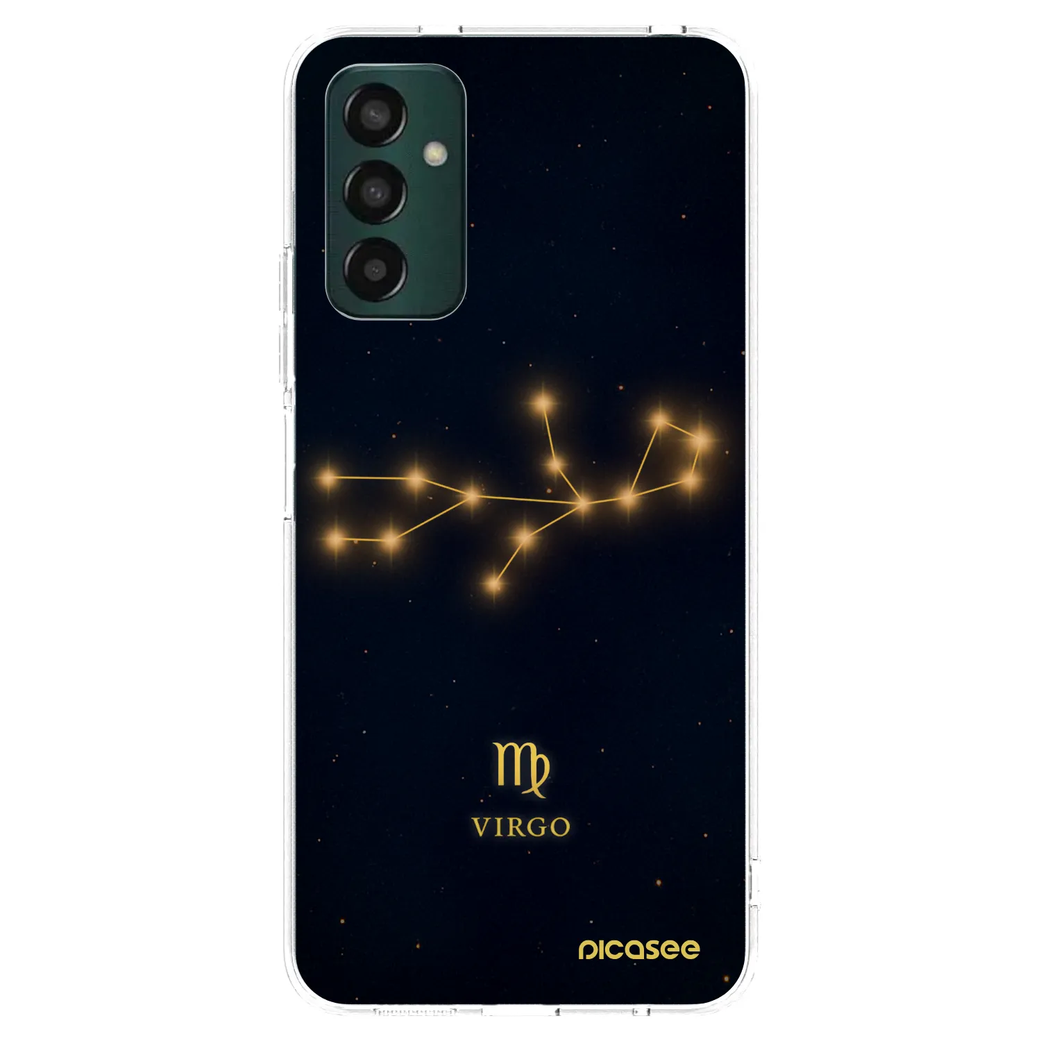 Picasee Samsung Galaxy M23 5G Hülle - Transparentes Silikon - VIRGO