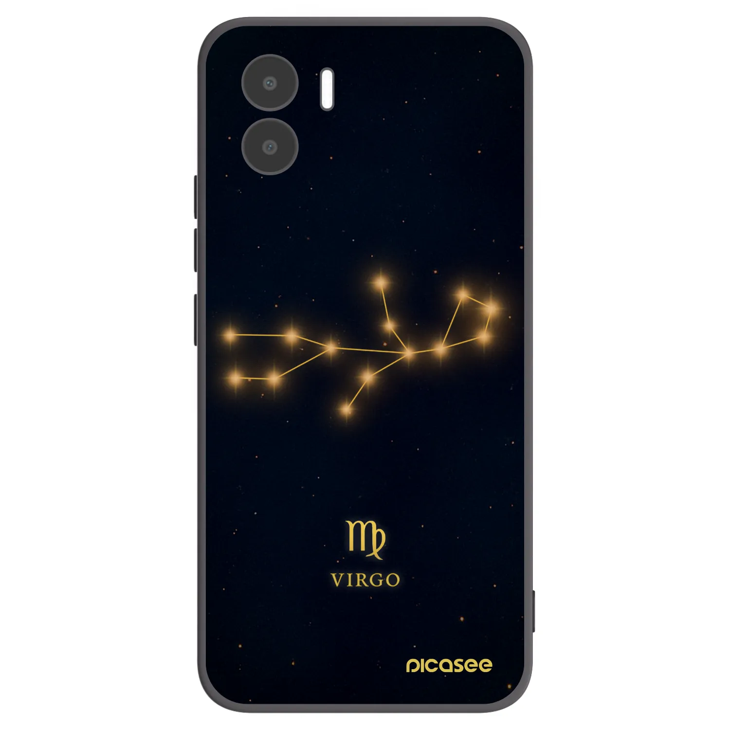 Picasee Xiaomi Redmi A1 Hülle - Schwarzes Silikon - VIRGO
