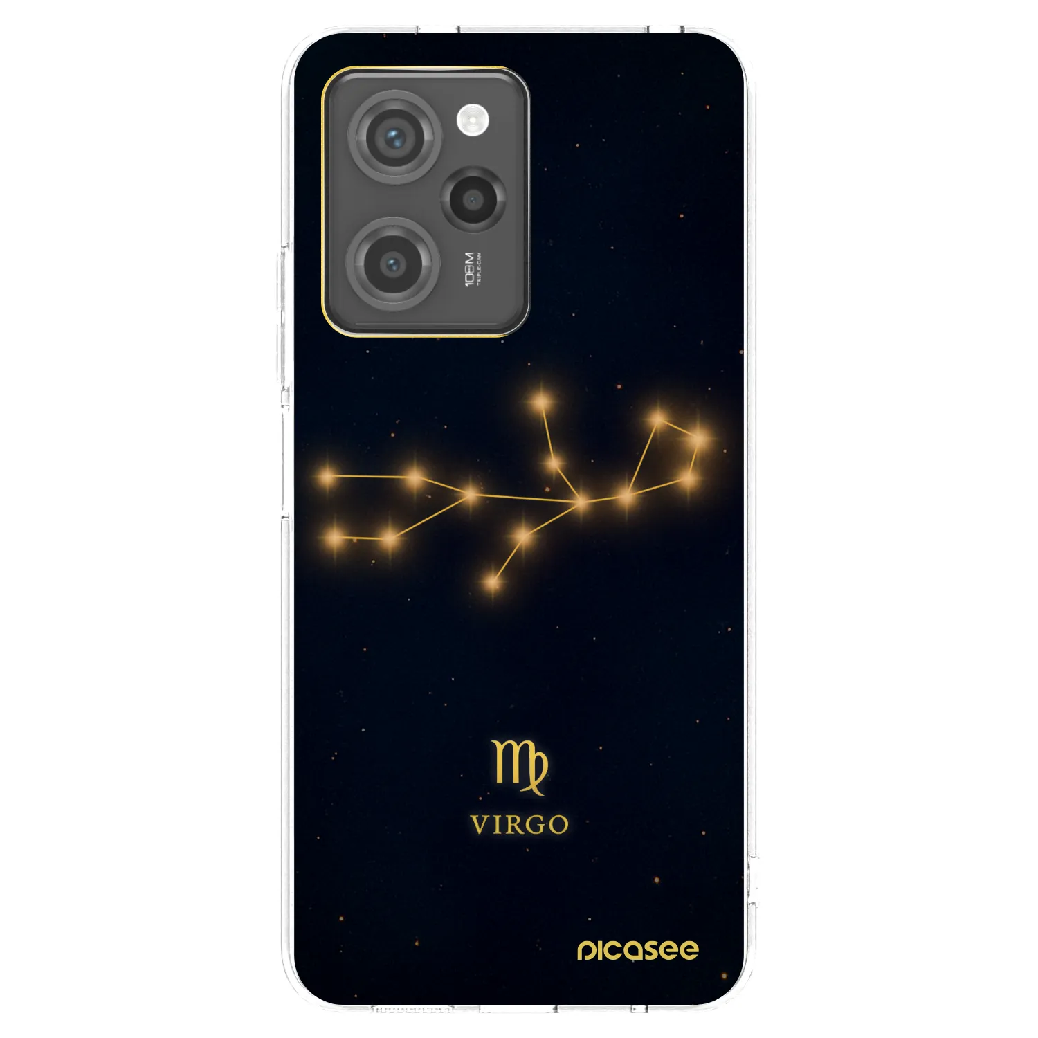 Picasee Xiaomi Poco X5 Pro Hülle - Schwarzes Silikon - VIRGO
