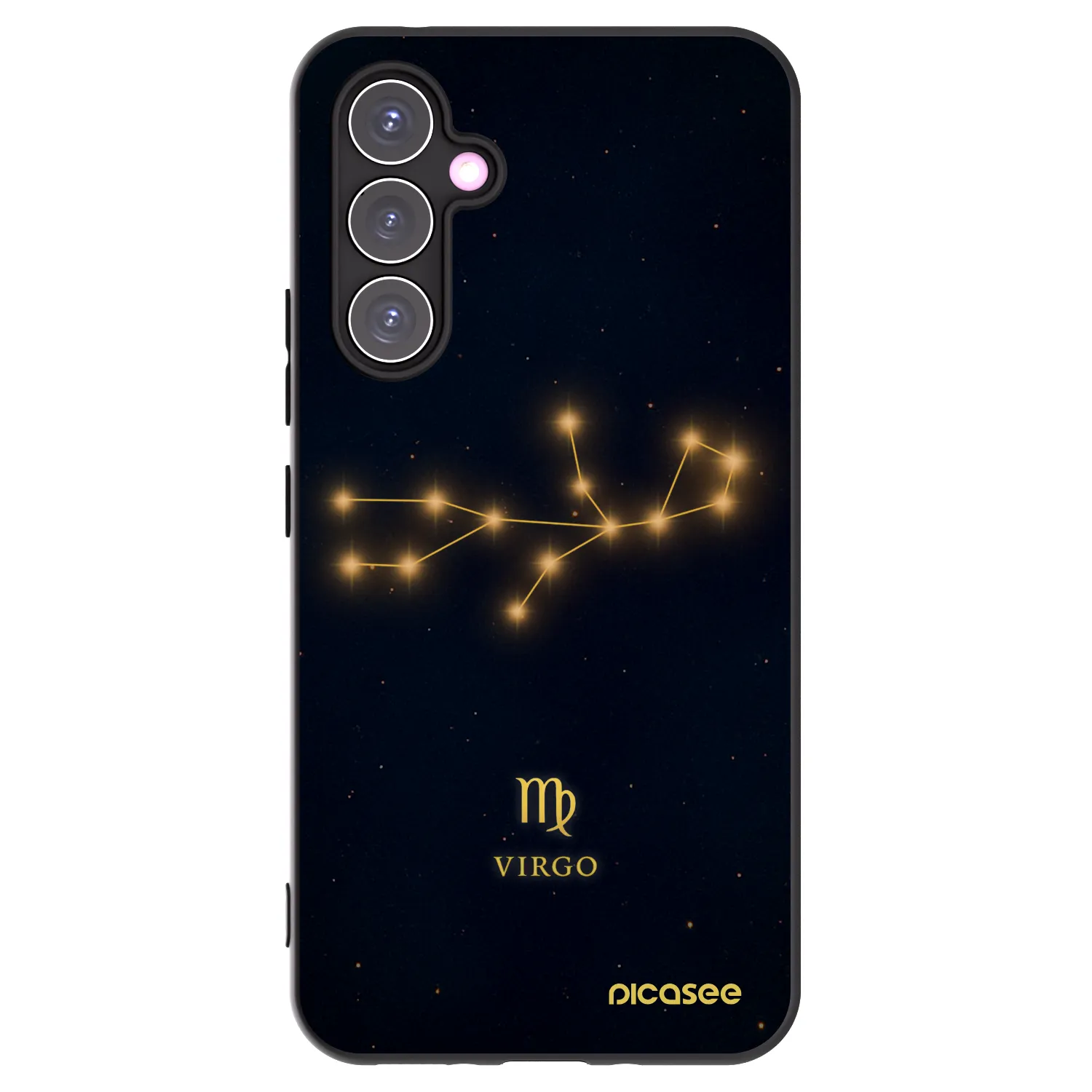 Picasee Samsung Galaxy A54 5G A546B Hülle - Schwarzes Silikon - VIRGO
