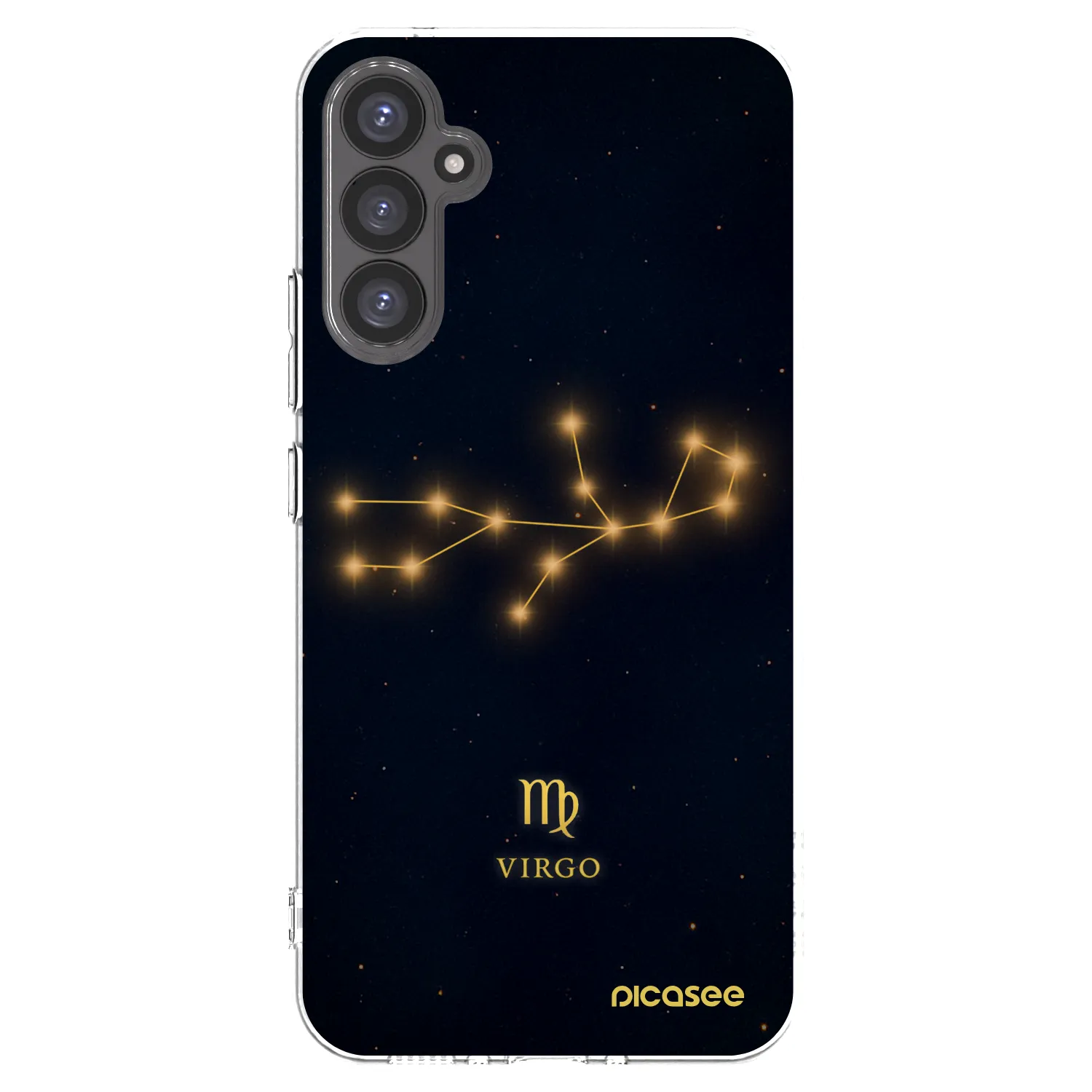 Picasee Samsung Galaxy A34 5G A346B Hülle - Transparentes Silikon - VIRGO