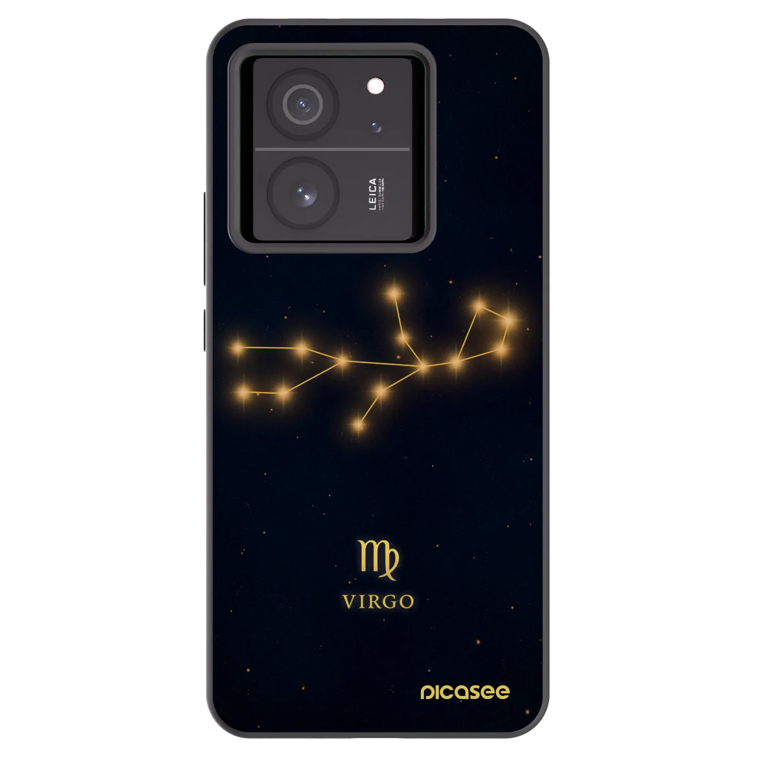 Picasee Xiaomi 13T Hülle - Schwarzes Silikon - VIRGO