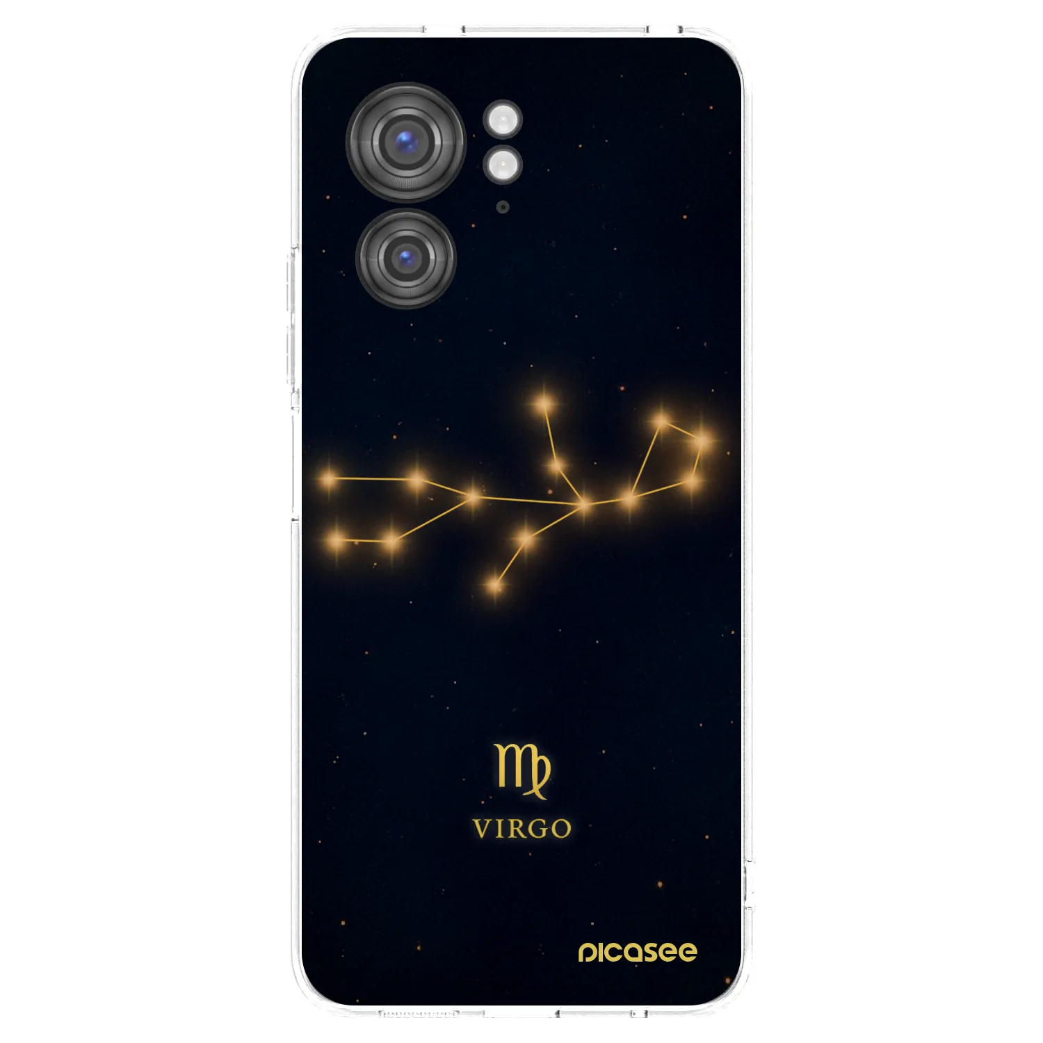 Picasee Motorola Edge 40 Hülle - Transparentes Silikon - VIRGO