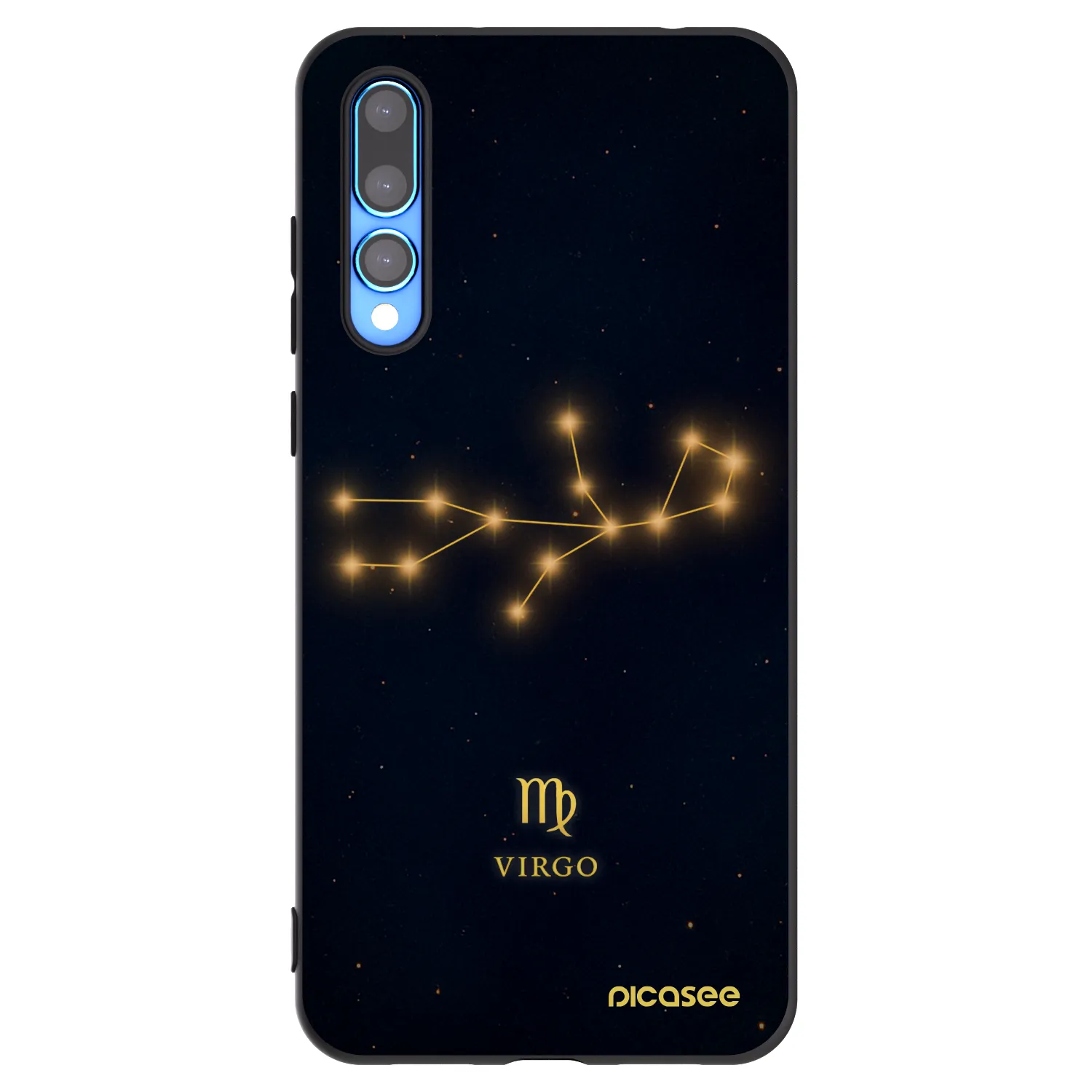 Picasee Huawei P20 Pro Hülle - Schwarzes Silikon - VIRGO