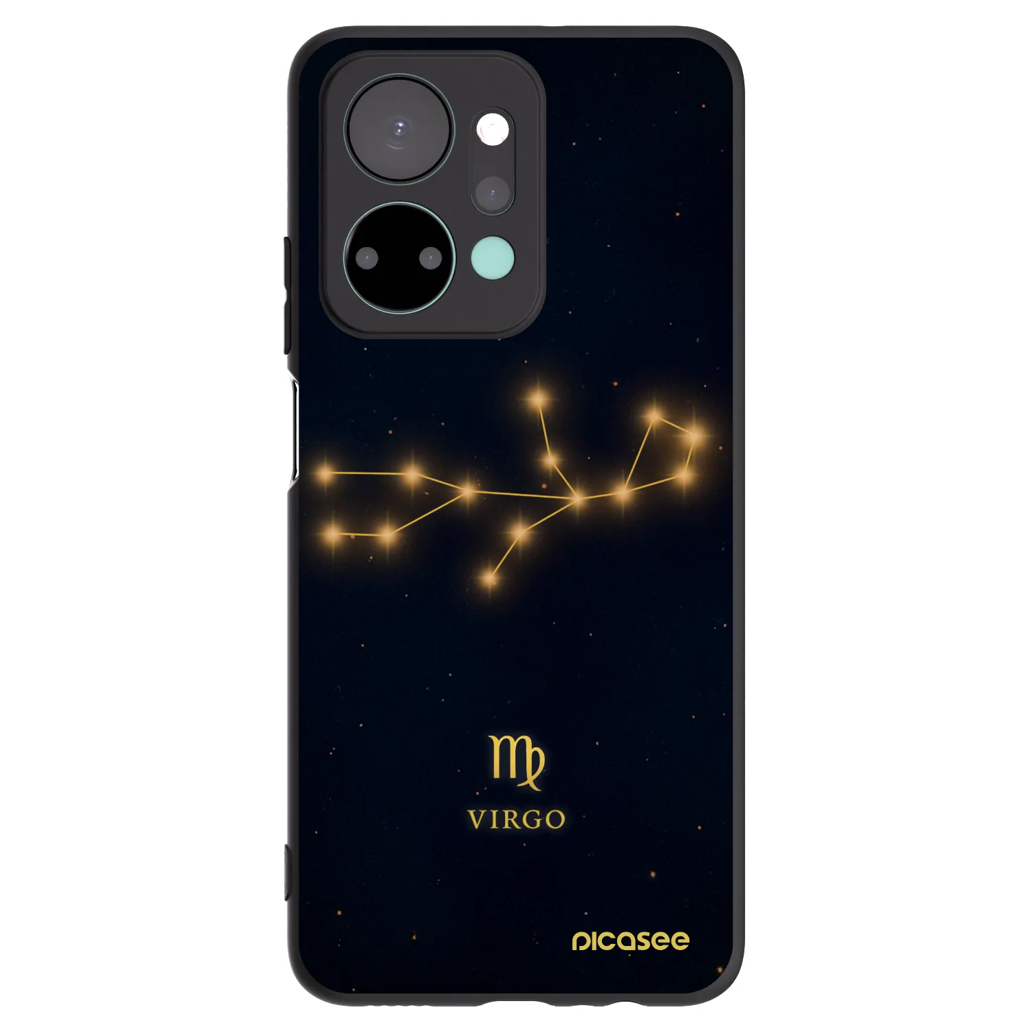 Picasee Honor X7a Hülle - Schwarzes Silikon - VIRGO