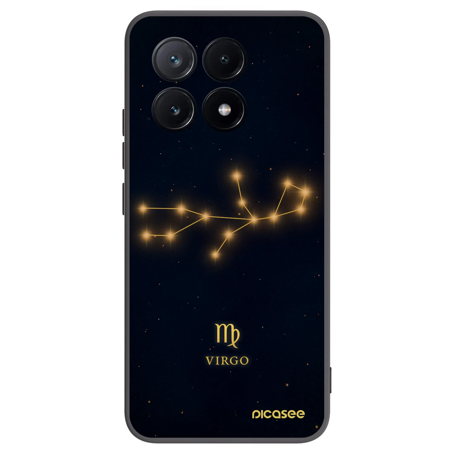 Picasee Xiaomi Poco X6 Pro Hülle - Schwarzes Silikon - VIRGO
