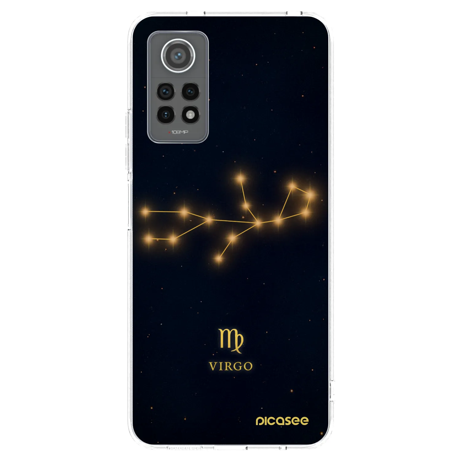 Picasee Xiaomi Redmi Note 12 Pro 4G Hülle - Transparentes Silikon - VIRGO