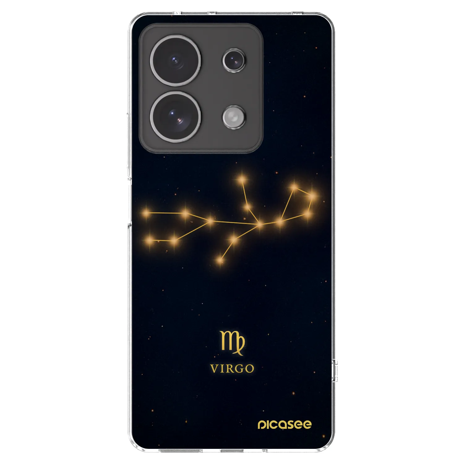 Picasee Xiaomi Redmi Note 13 4G Hülle - Transparentes Silikon - VIRGO