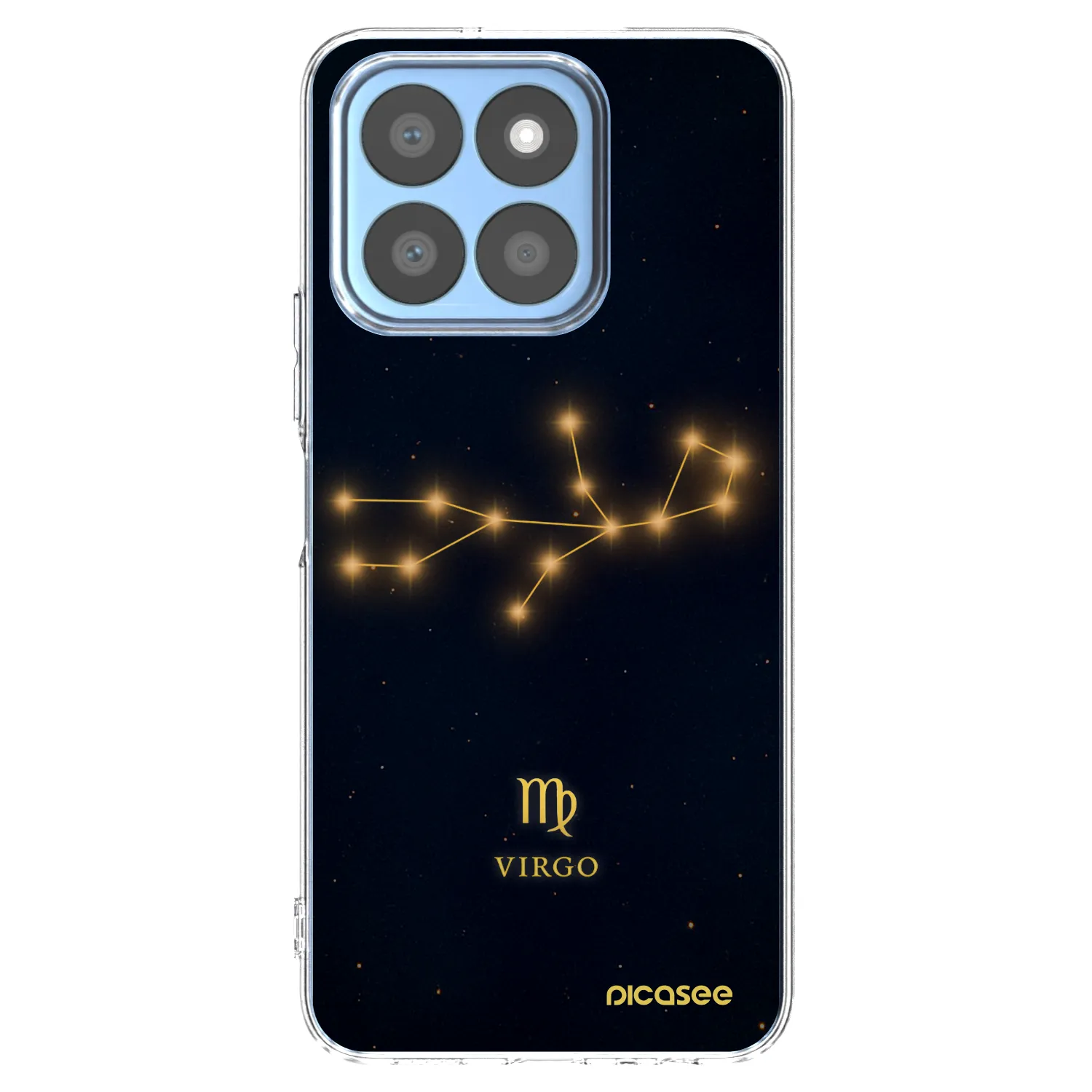 Picasee Honor X8b Hülle - Transparentes Silikon - VIRGO