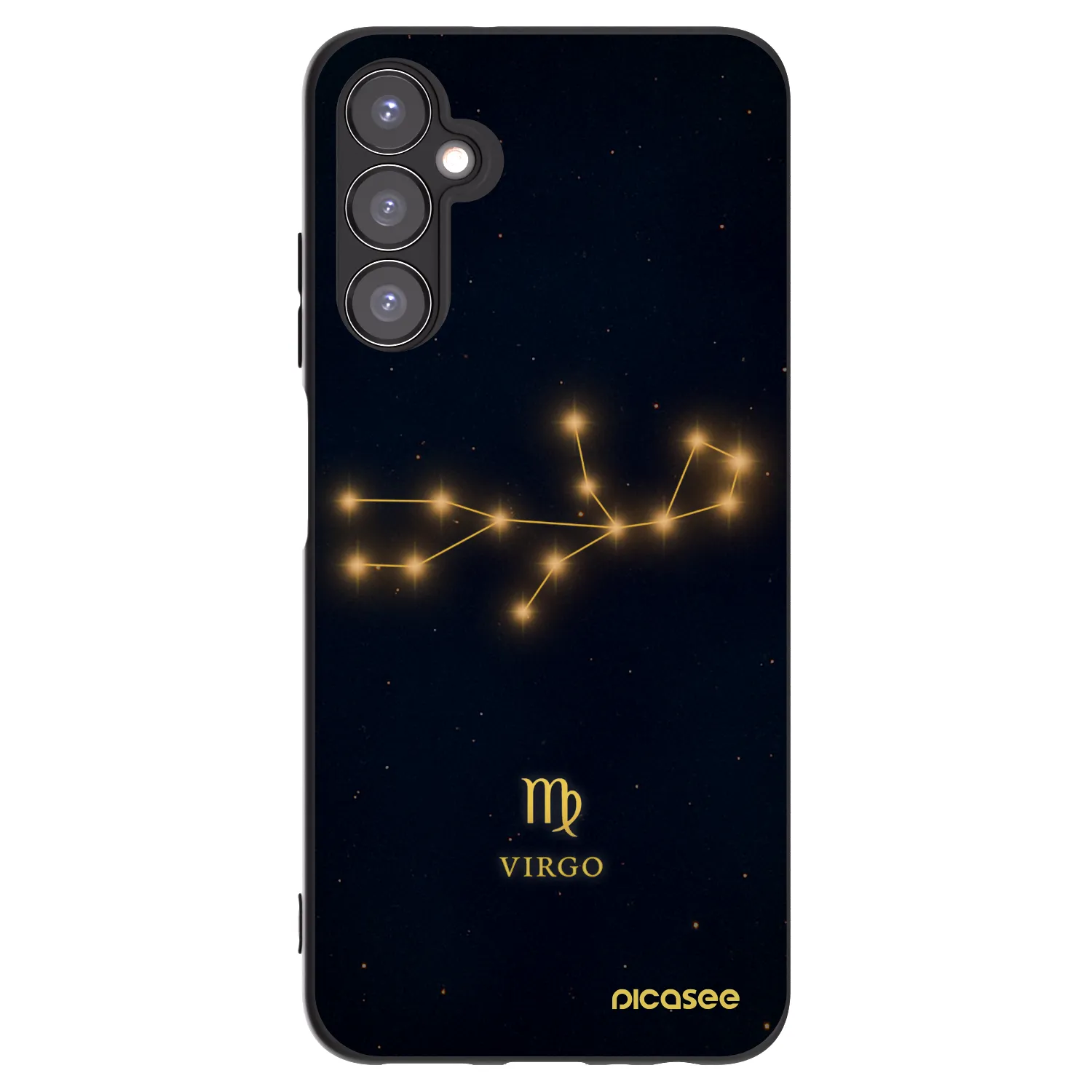 Picasee Samsung Galaxy A05s A057G Hülle - Schwarzes Silikon - VIRGO