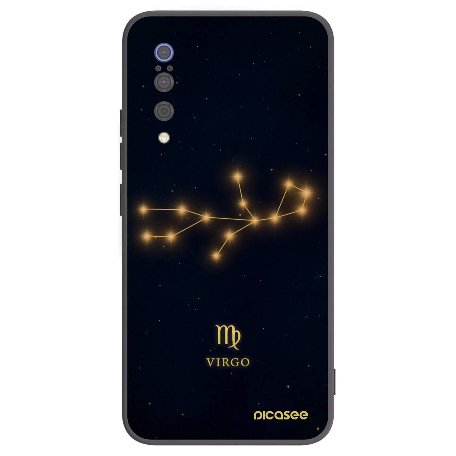 Picasee Xiaomi Mi 9 Hülle - Schwarzes Silikon - VIRGO