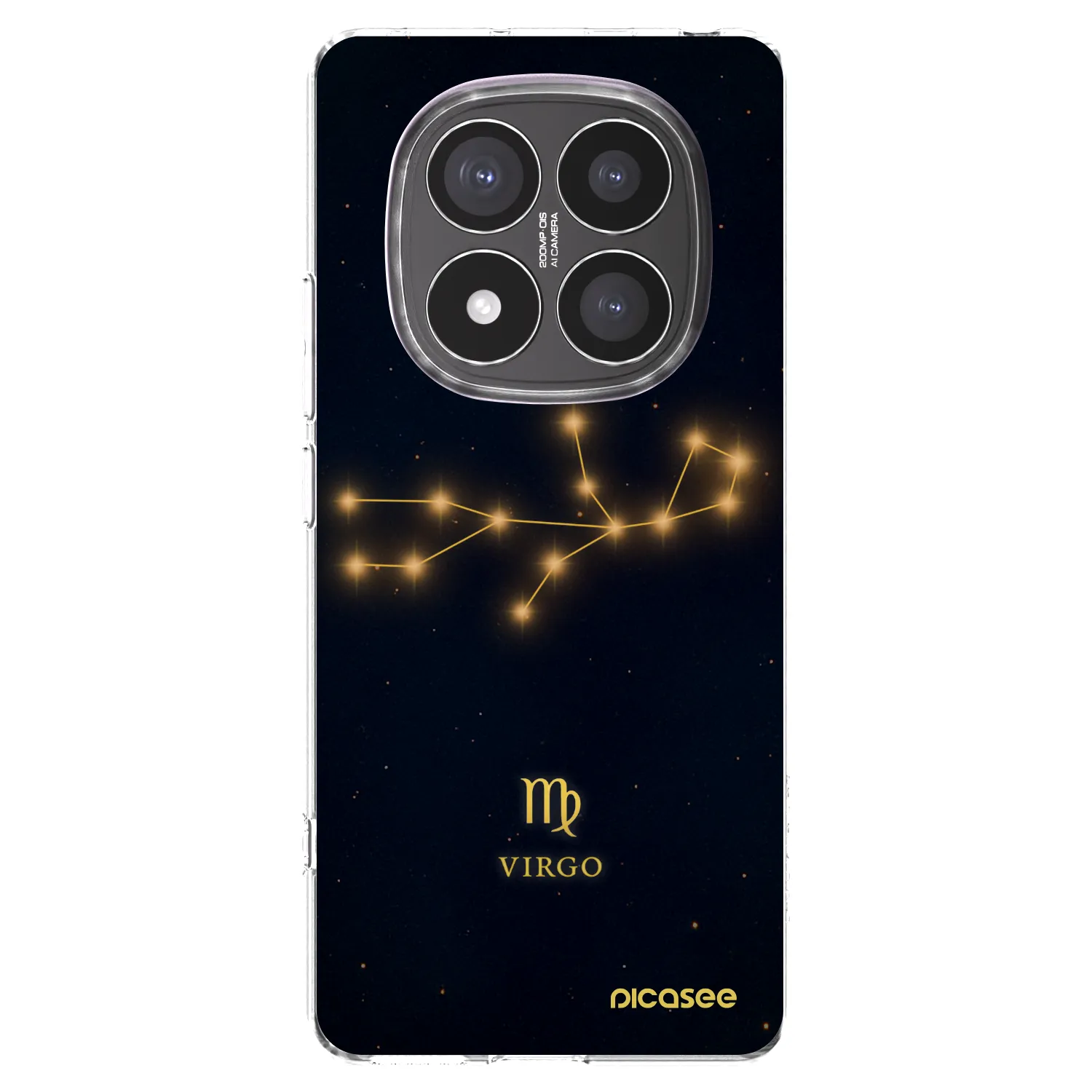 Picasee Xiaomi Redmi Note 14 Pro+ 5G Hülle - Transparentes Silikon - VIRGO