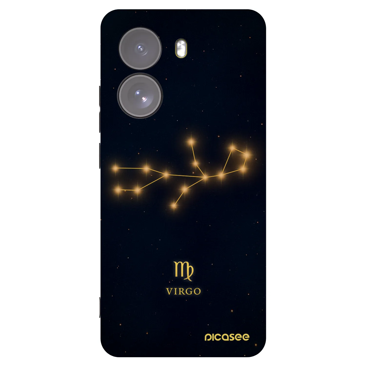 Picasee Xiaomi Poco X7 Hülle - Schwarzes Silikon - VIRGO