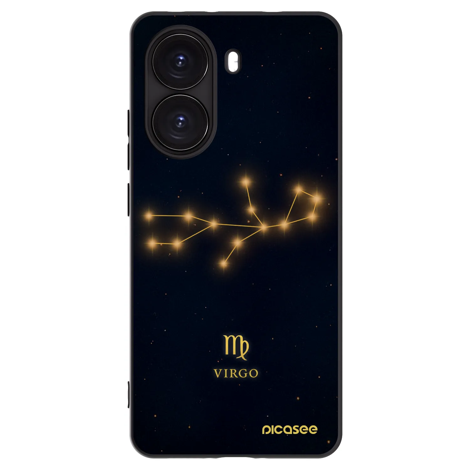 Picasee Xiaomi Poco X7 Pro 5G Hülle - Schwarzes Silikon - VIRGO