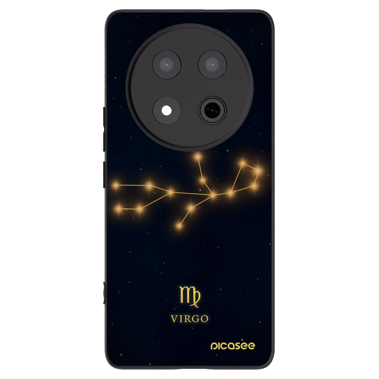 Picasee Honor Magic7 Lite 5G Hülle - Schwarzes Silikon - VIRGO