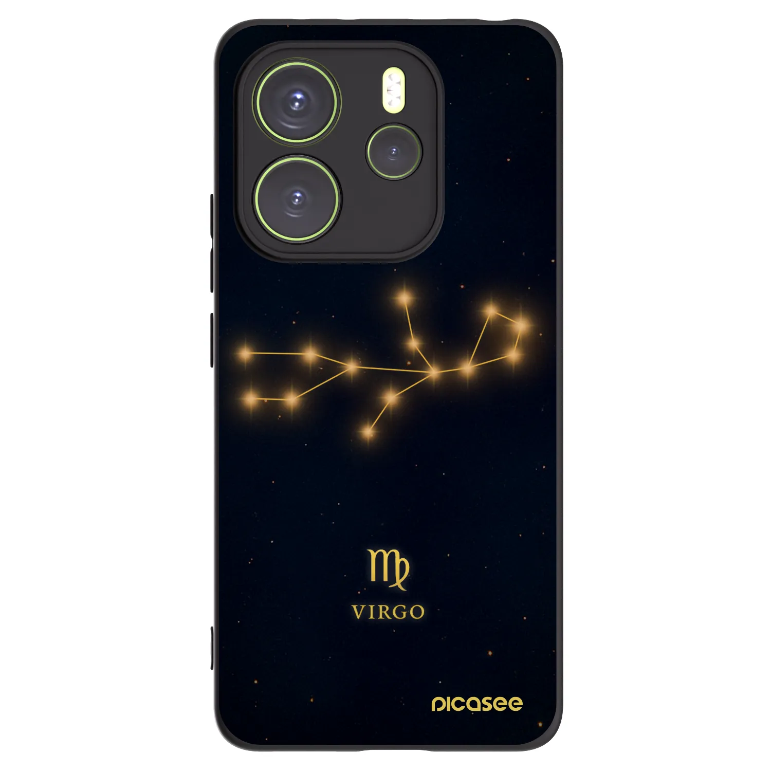 Picasee Xiaomi Redmi Note 14 4G Hülle - Schwarzes Silikon - VIRGO
