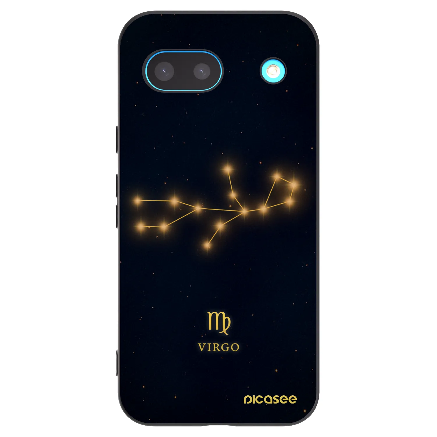 Picasee Google Pixel 8 Hülle - Schwarzes Silikon - VIRGO