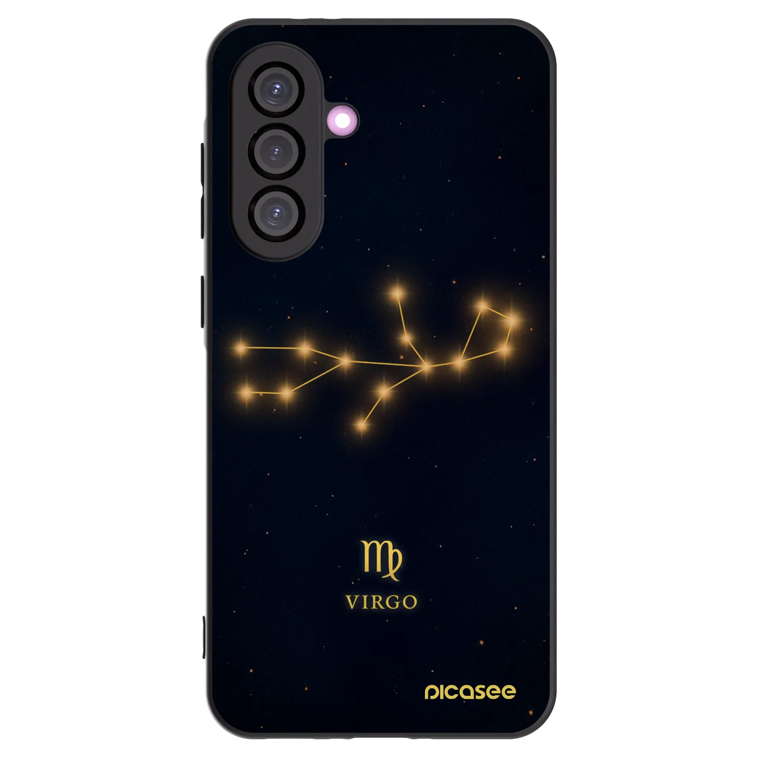 Picasee Samsung Galaxy A36 5G Hülle - Schwarzes Silikon - VIRGO