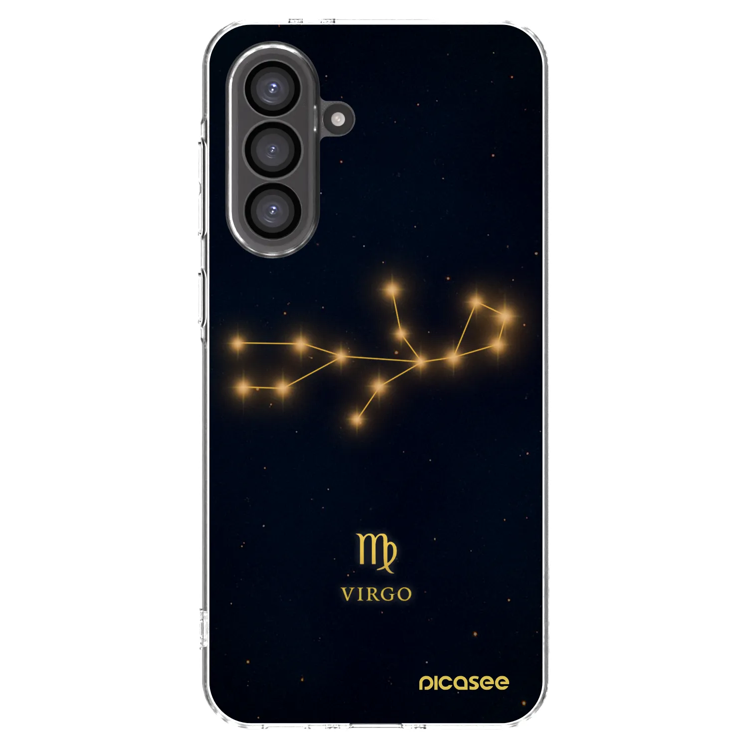 Picasee Samsung Galaxy A36 5G Hülle - Transparentes Silikon - VIRGO