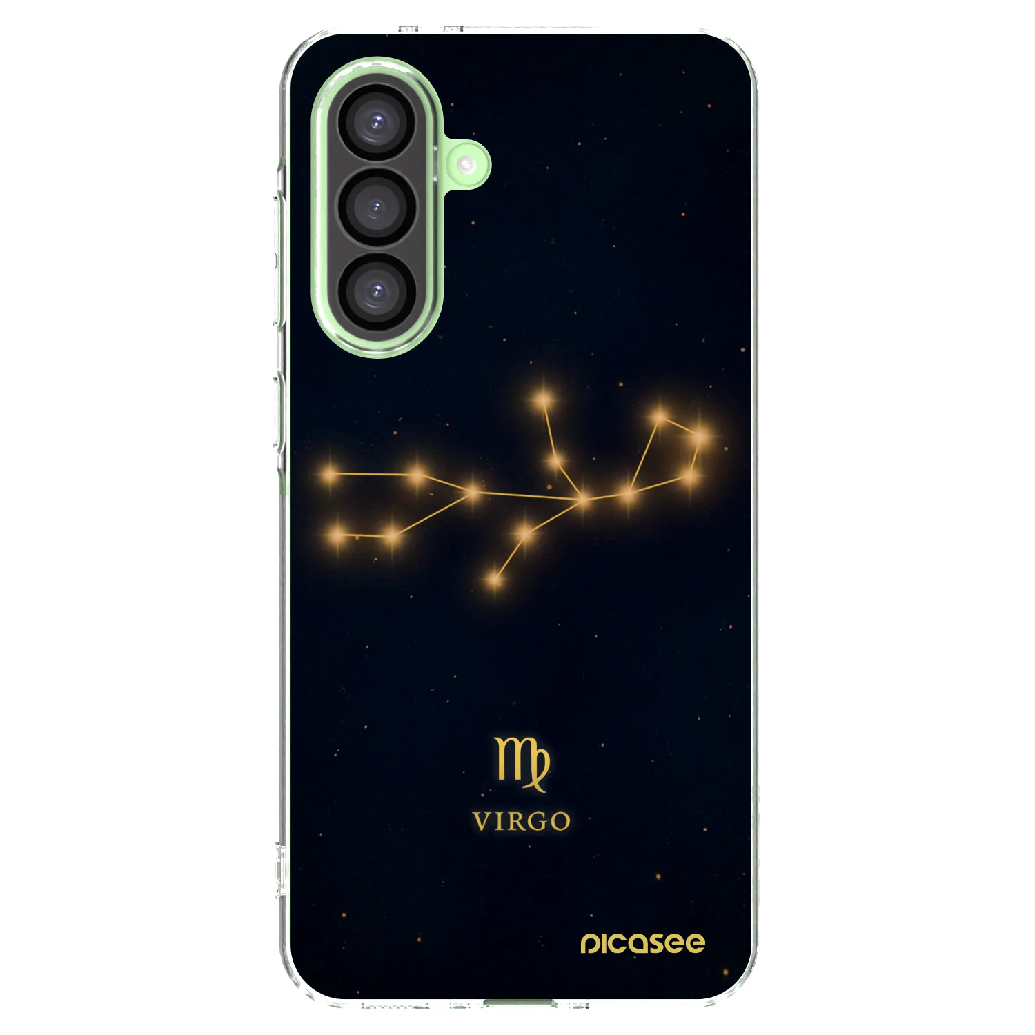 Picasee Samsung Galaxy A26 5G A266B Hülle - Transparentes Silikon - VIRGO