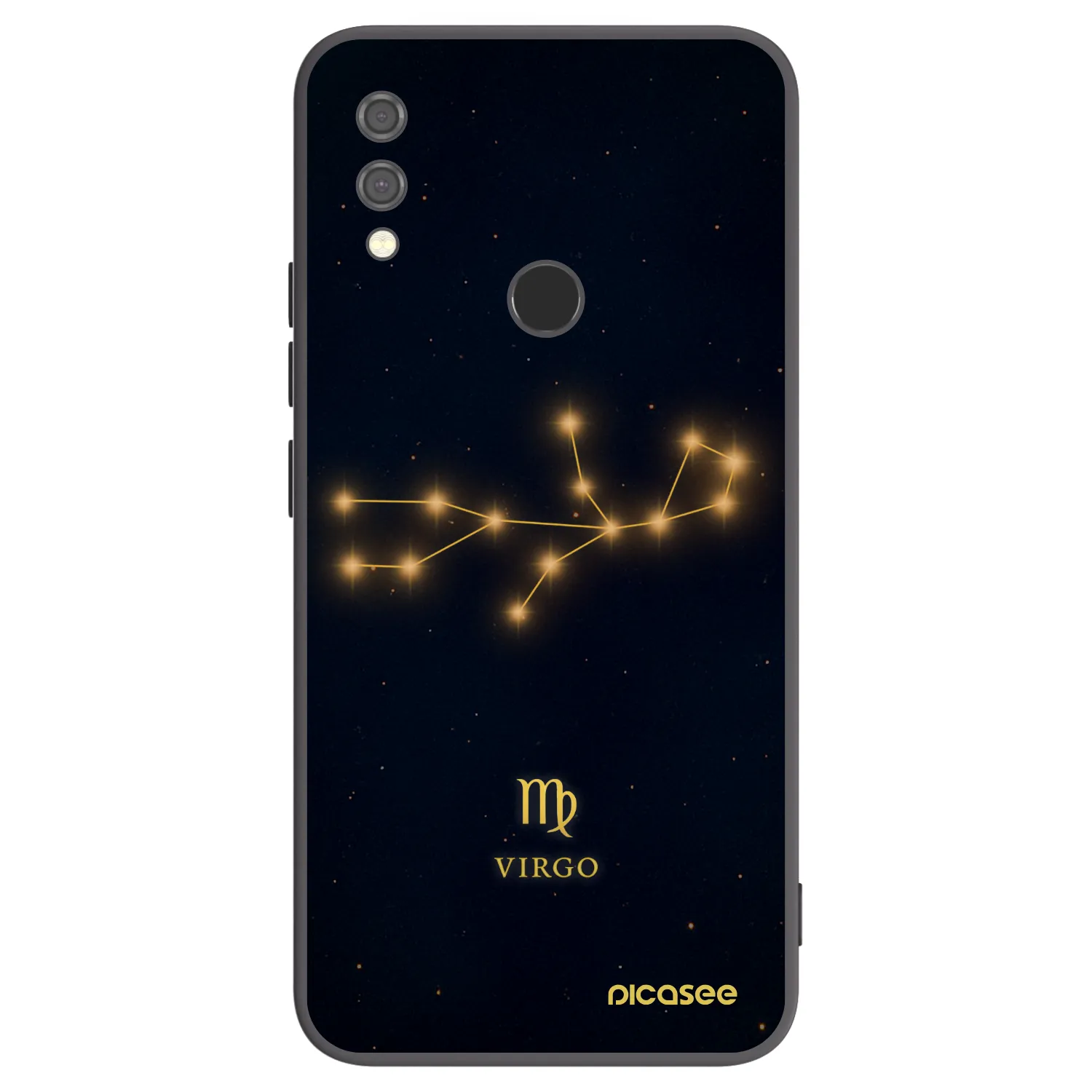 Picasee Xiaomi Redmi Note 7 Hülle - Schwarzes Silikon - VIRGO