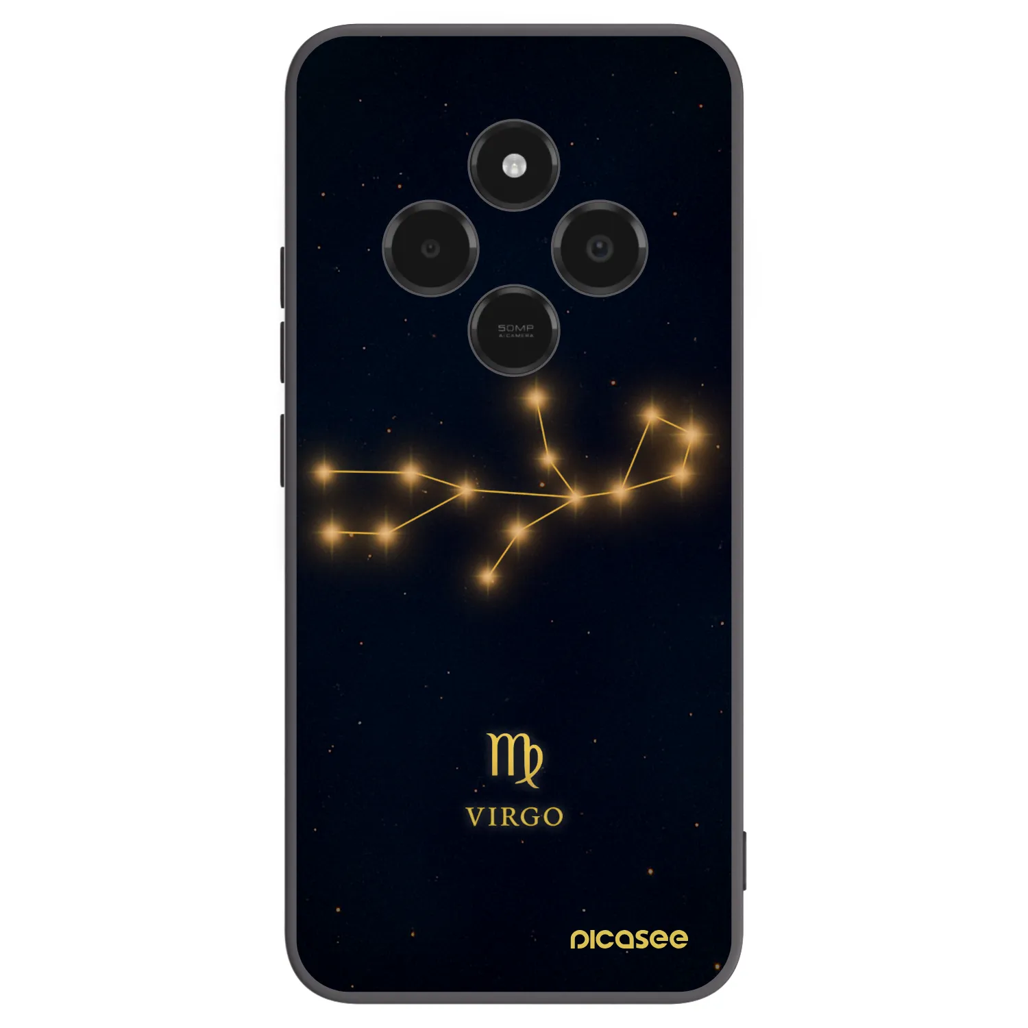 Picasee Xiaomi Poco C75 Hülle - Schwarzes Silikon - VIRGO