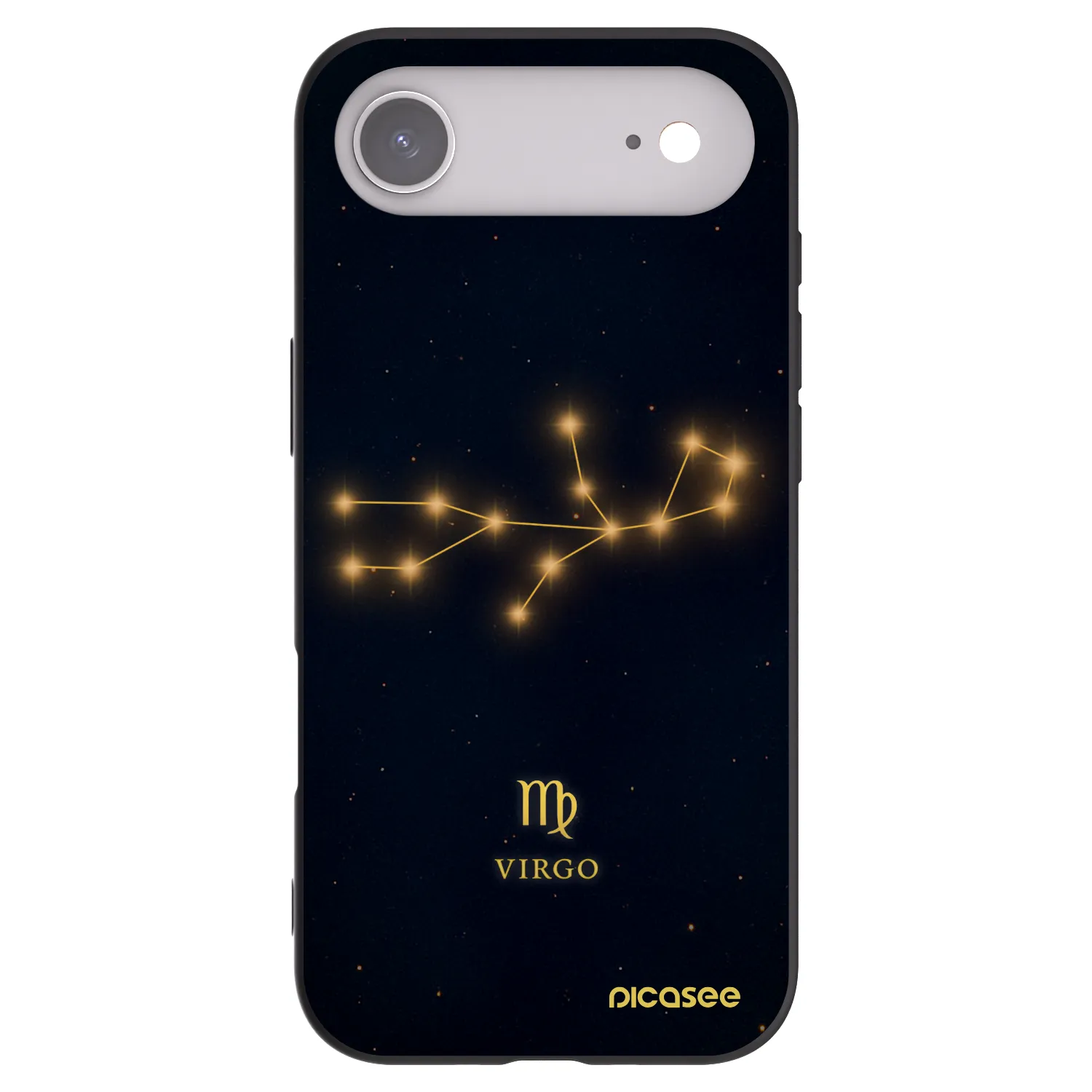 Picasee Apple iPhone Air Hülle - Schwarzes Silikon - VIRGO