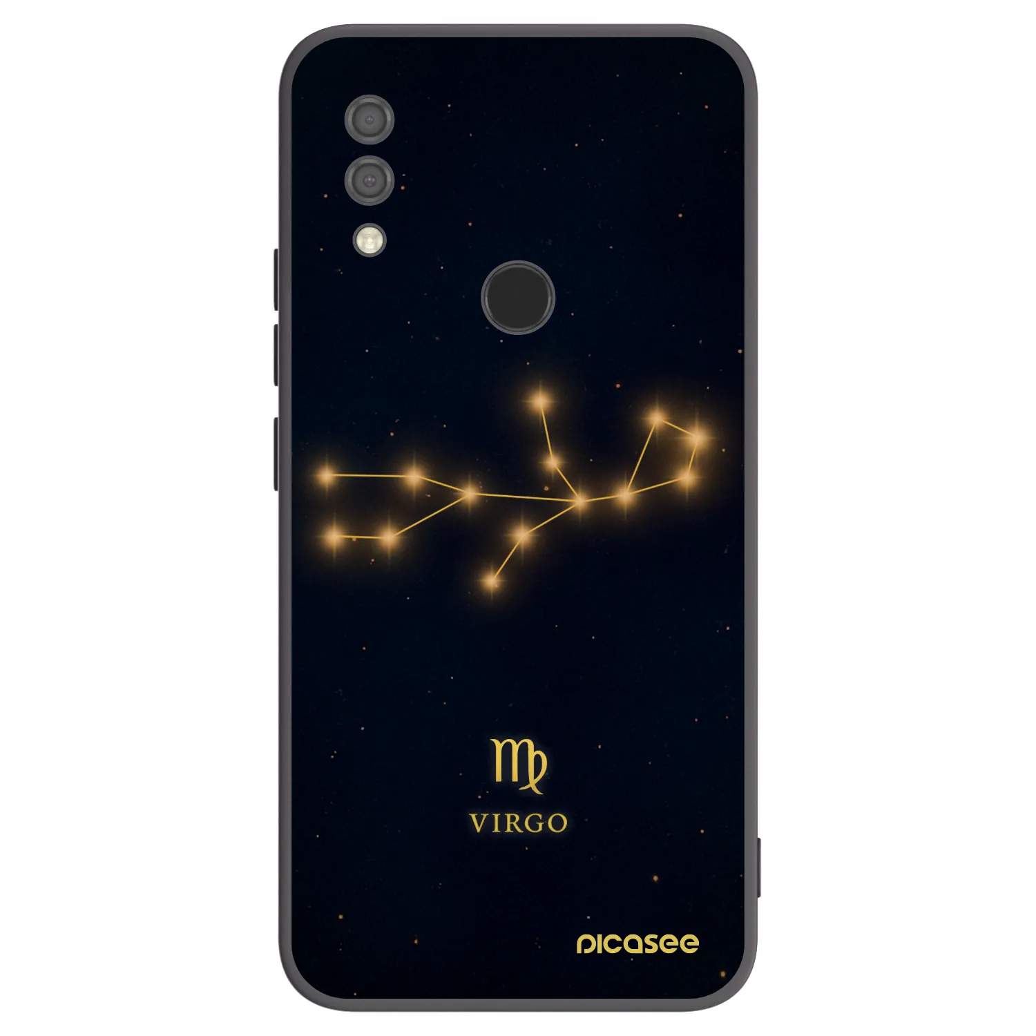 Picasee Xiaomi Redmi 7 Hülle - Schwarzes Silikon - VIRGO