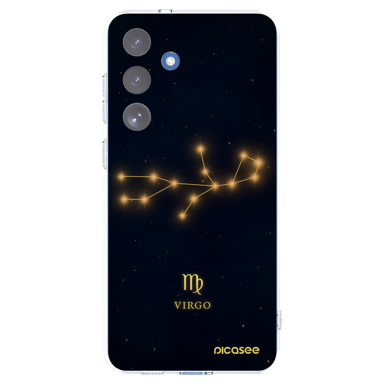 Picasee Samsung Galaxy S25 FE 5G Hülle - Transparentes Silikon - VIRGO