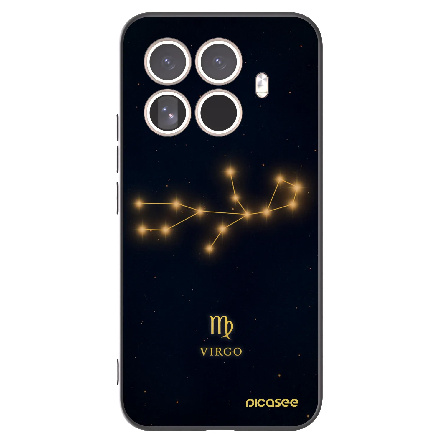 Picasee Xiaomi 15T Pro Hülle - Schwarzes Silikon - VIRGO