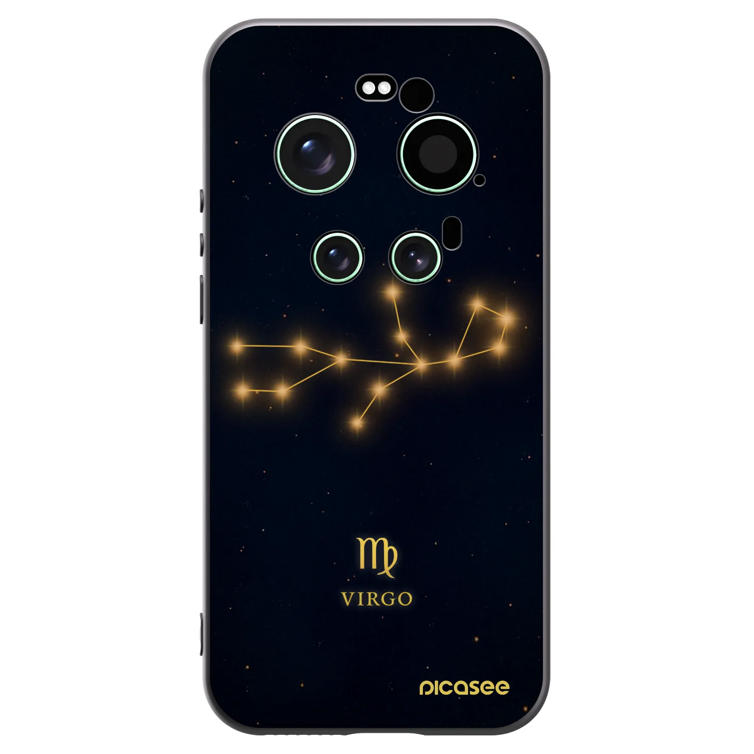 Picasee Xiaomi 17 Ultra Hülle - Schwarzes Silikon - VIRGO