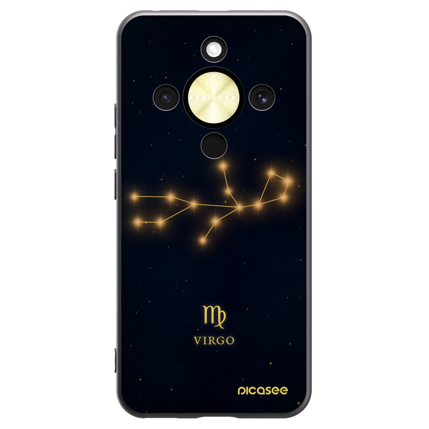 Picasee Honor Magic8 Lite 5G Hülle - Schwarzes Silikon - VIRGO