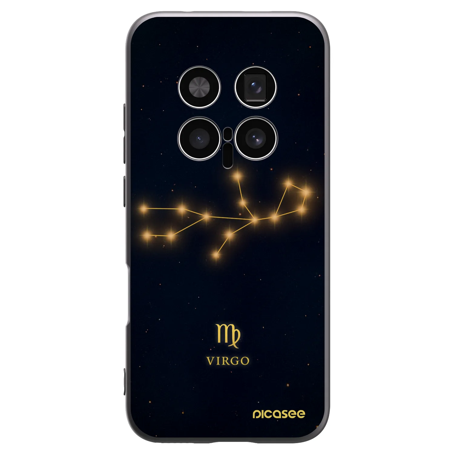 Picasee Honor Magic8 Pro 5G Hülle - Schwarzes Silikon - VIRGO