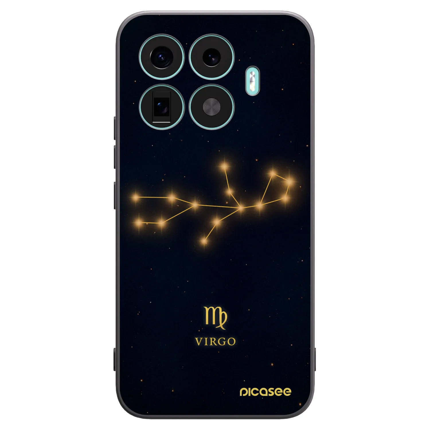 Picasee Xiaomi 17T Pro Hülle - Schwarzes Silikon - VIRGO
