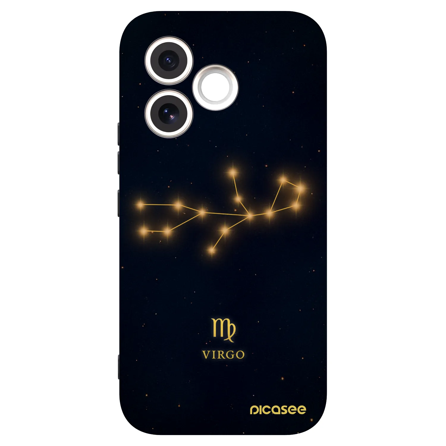 Picasee Honor 600 Lite Hülle - Schwarzes Silikon - VIRGO