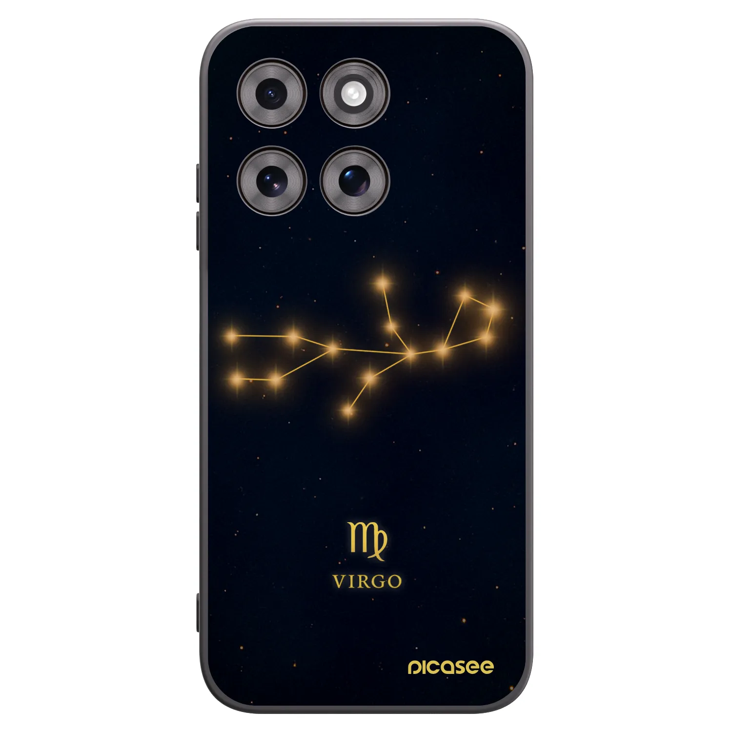 Picasee Motorola Moto G77 Hülle - Schwarzes Silikon - VIRGO