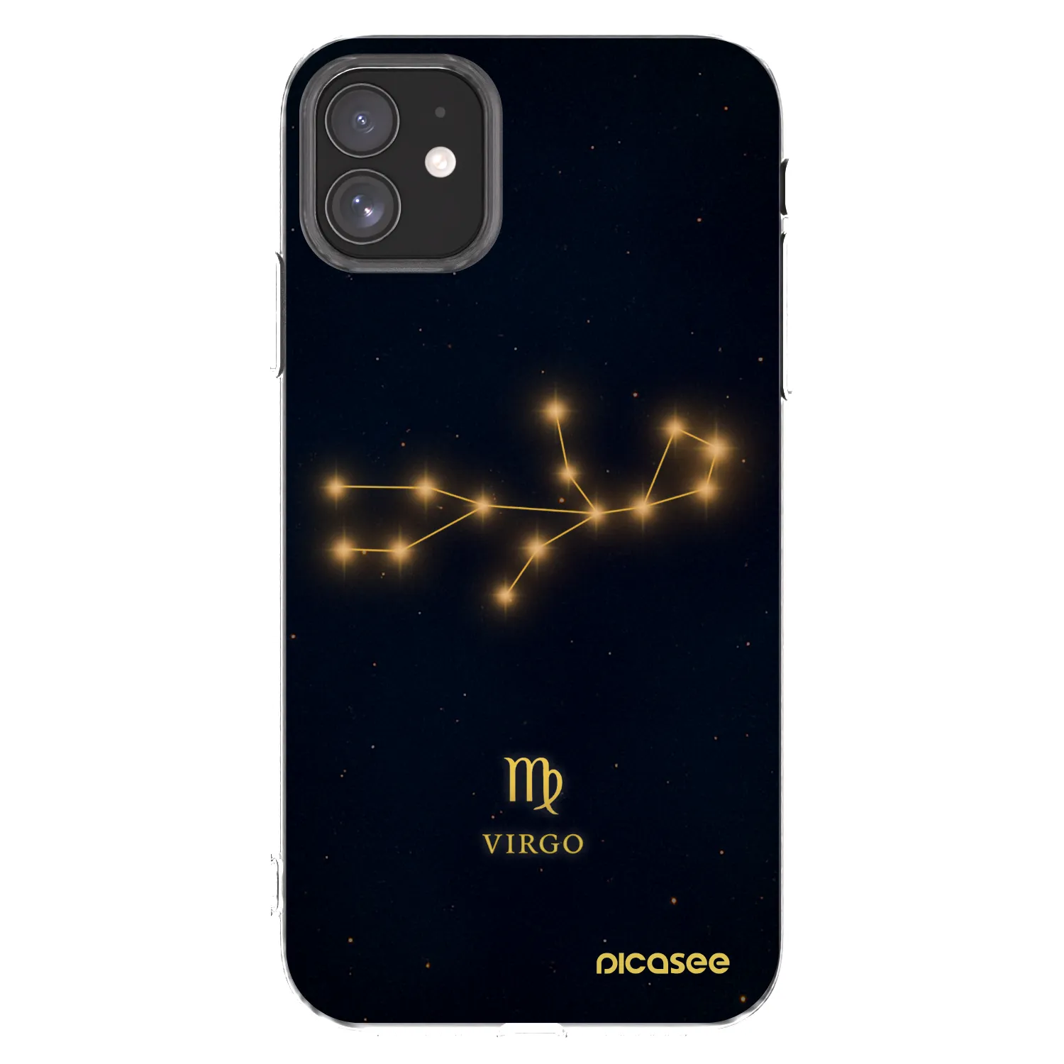 Picasee Apple iPhone 11 Hülle - Transparentes Silikon - VIRGO