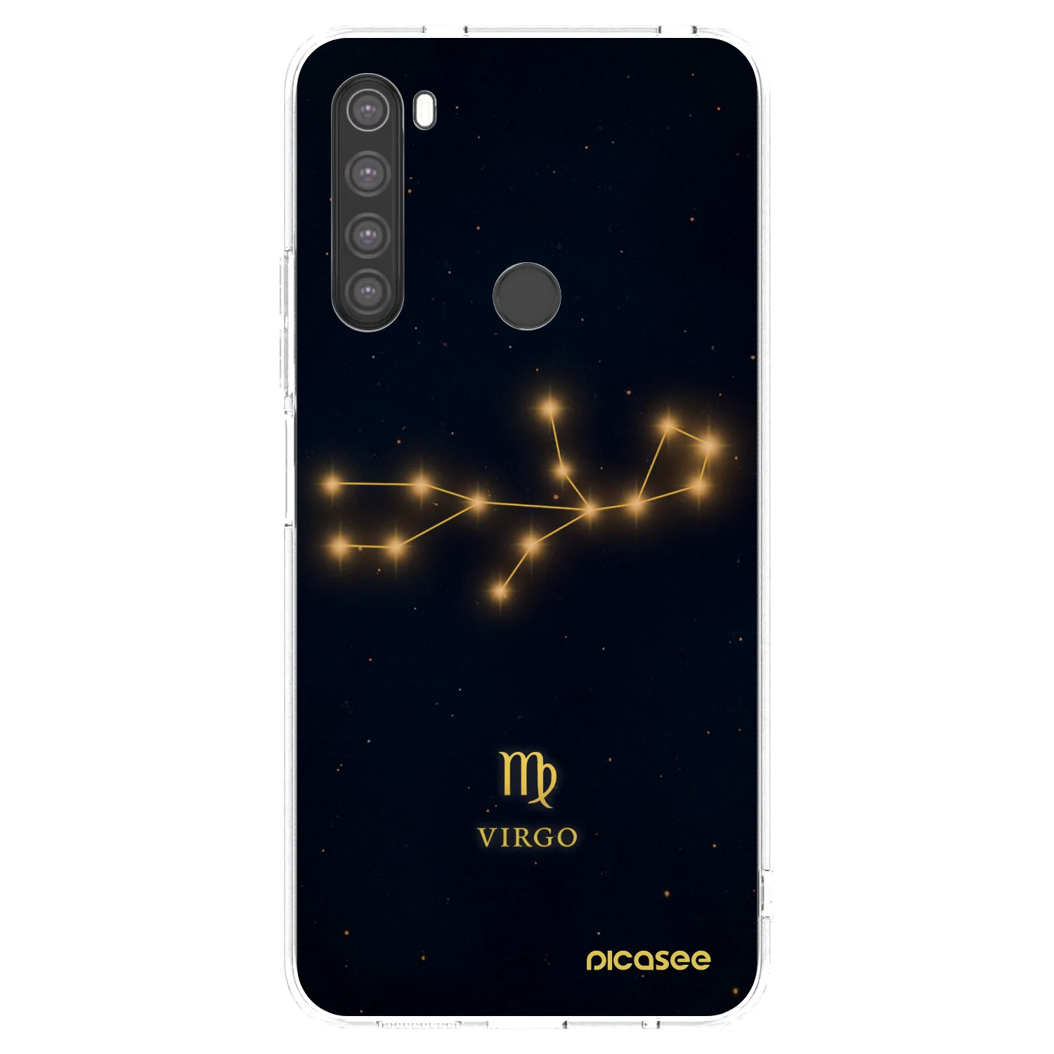 Picasee Xiaomi Redmi Note 8 Hülle - Transparentes Silikon - VIRGO