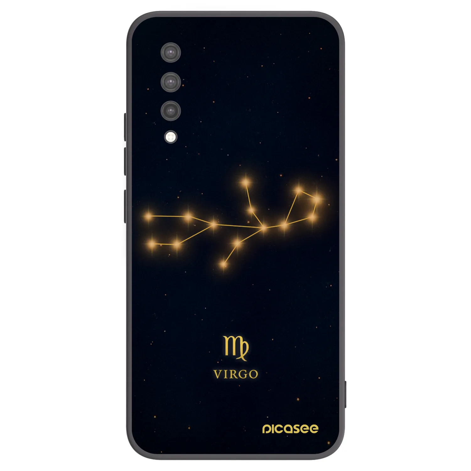 Picasee Xiaomi Mi 9 Lite Hülle - Schwarzes Silikon - VIRGO