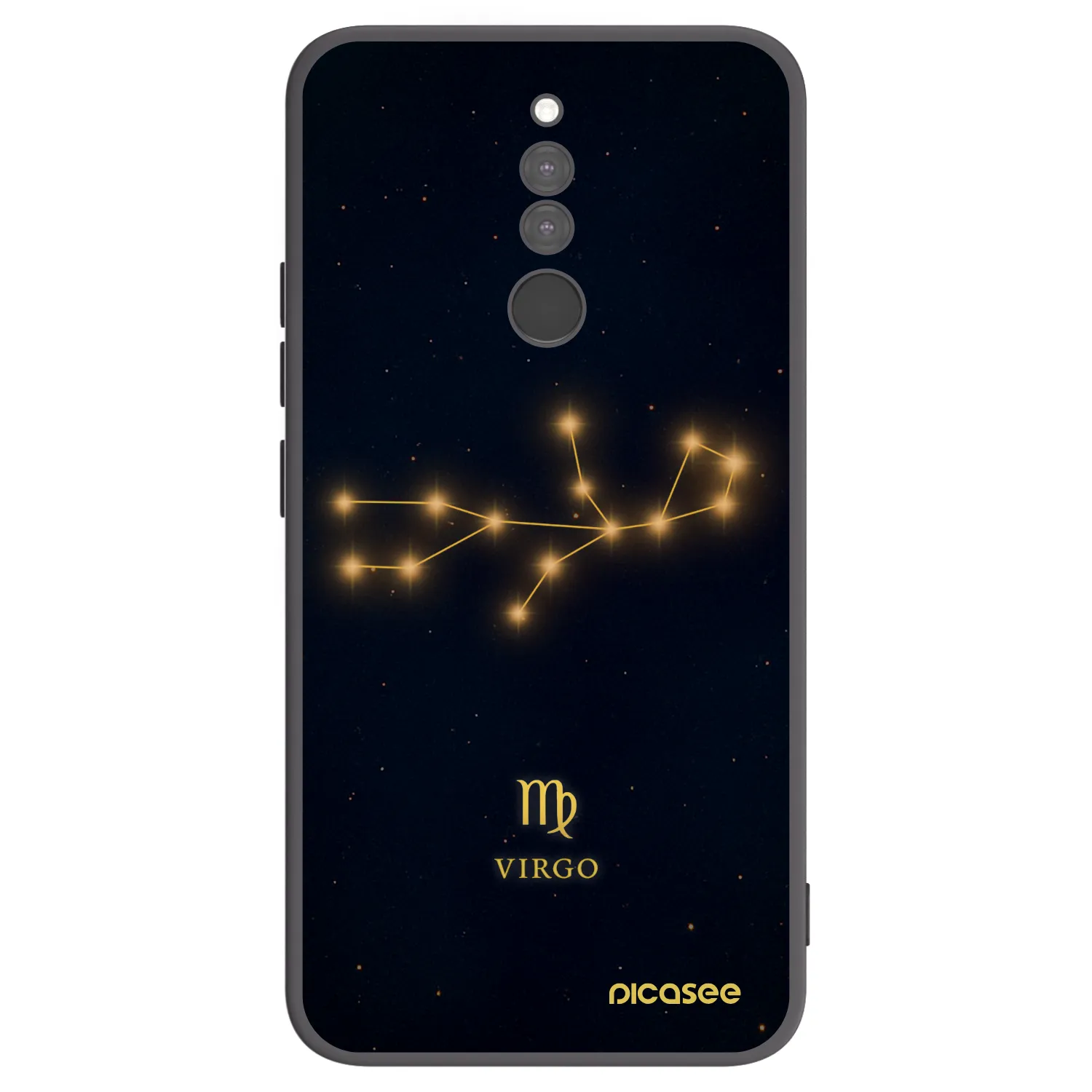 Picasee Xiaomi Redmi 8 Hülle - Schwarzes Silikon - VIRGO