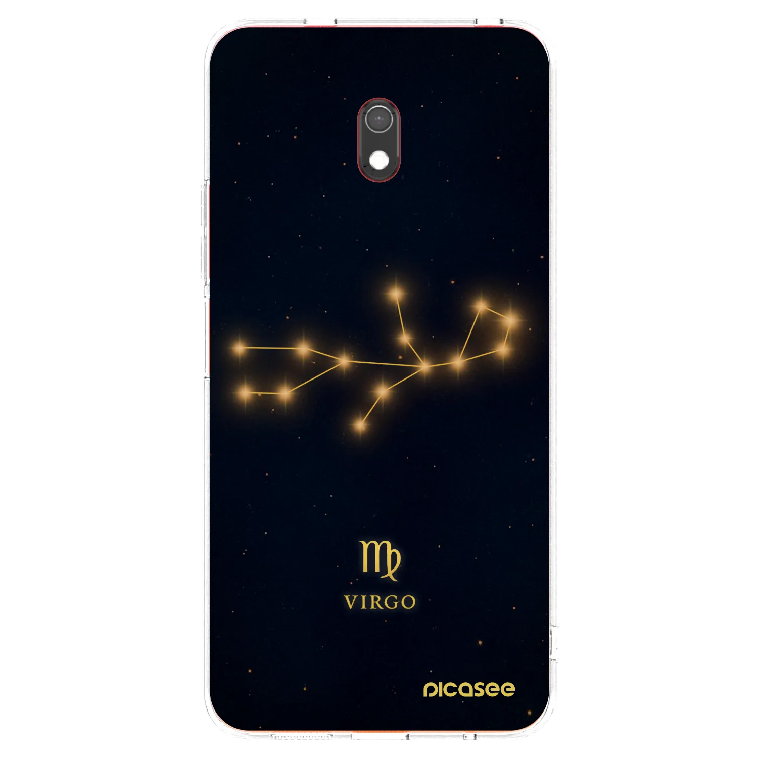 Picasee Xiaomi Redmi 8A Hülle - Transparentes Silikon - VIRGO