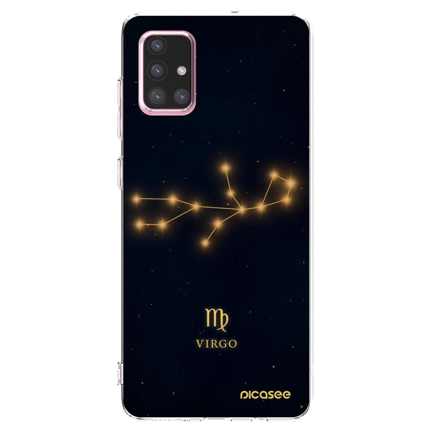 Picasee Samsung Galaxy A71 A715F Hülle - Transparentes Silikon - VIRGO