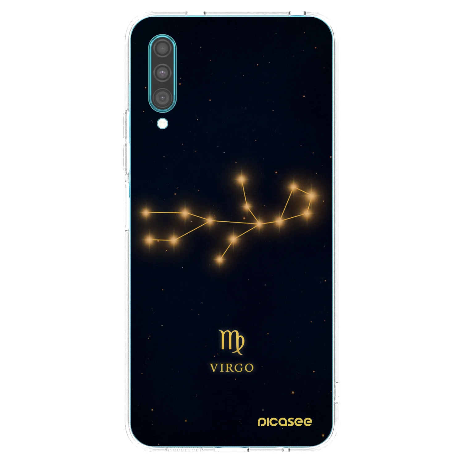 Picasee Samsung Galaxy A30s A307F Hülle - Transparentes Silikon - VIRGO