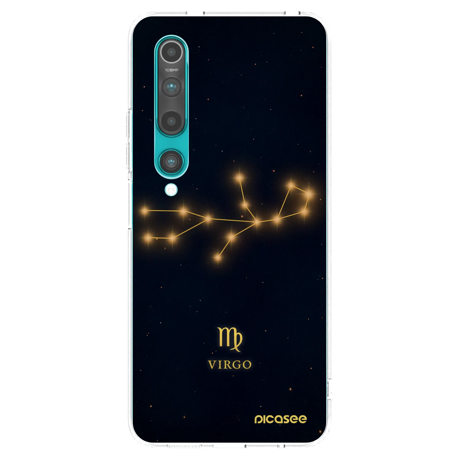 Picasee Xiaomi Mi 10 Hülle - Transparentes Silikon - VIRGO