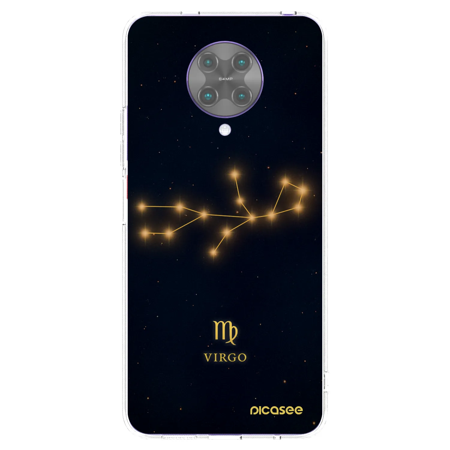 Picasee Xiaomi Poco F2 Pro Hülle - Transparentes Silikon - VIRGO